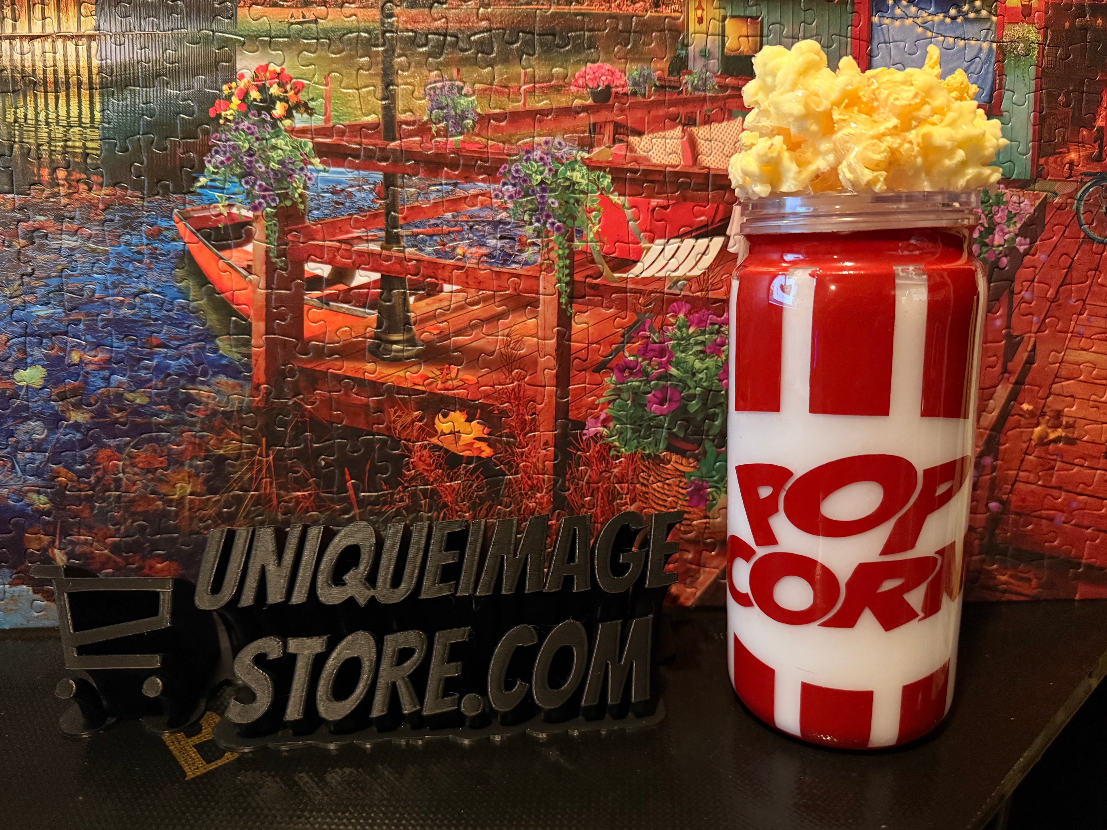 20 oz Red Popcorn Cup