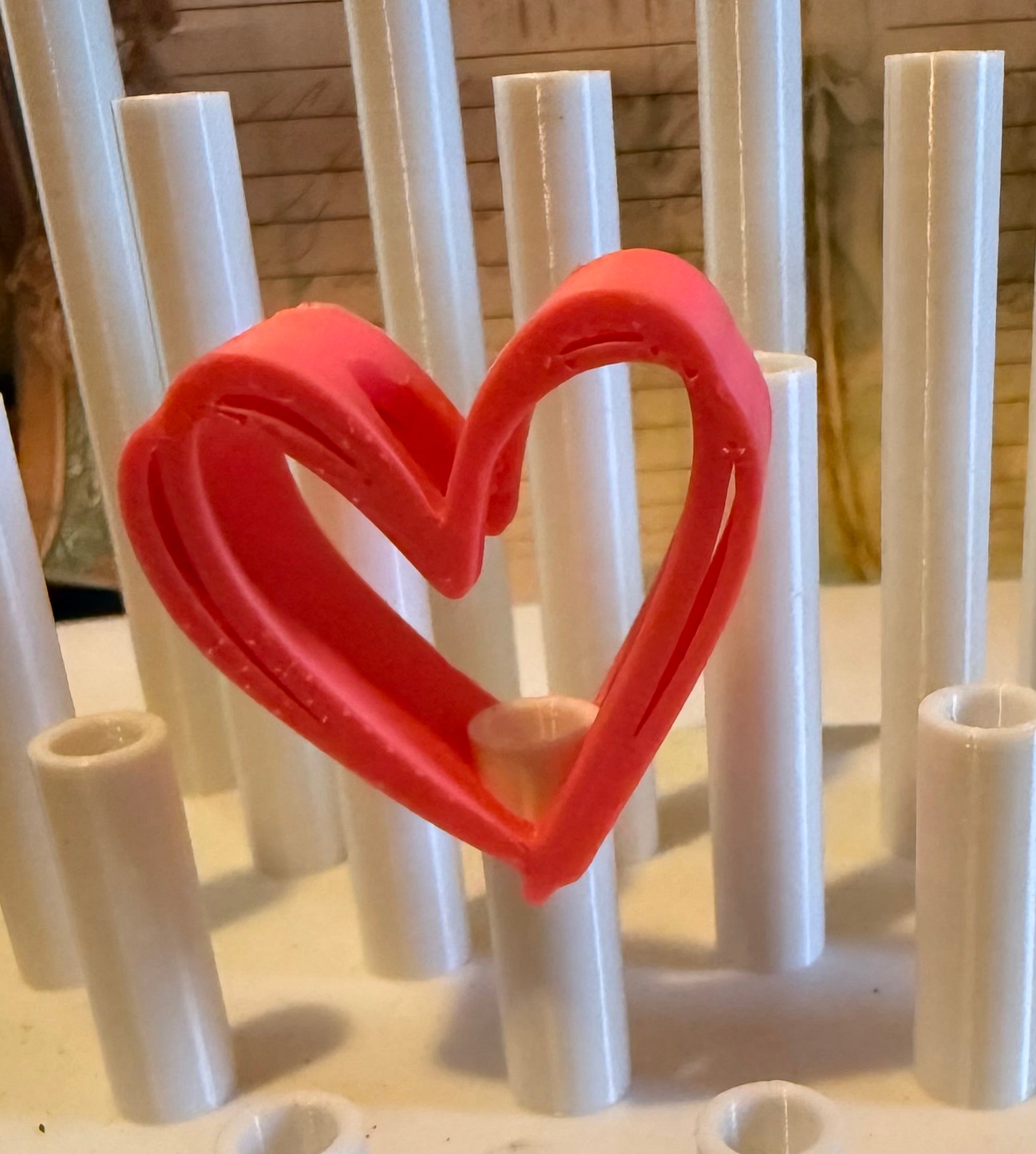 Heart Straw Topper